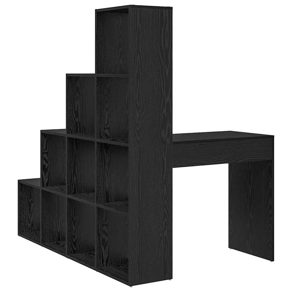 Kampinis rašomasis stalas juoda ąžuolo 101.5 x 149.5 x 149.5 cm