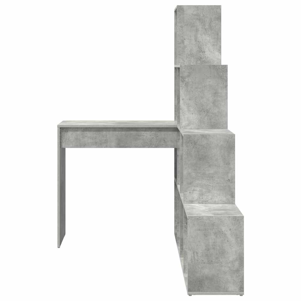 Kampinis rašomasis stalas Betono pilka 101,5 x 149,5 x 149,5 cm