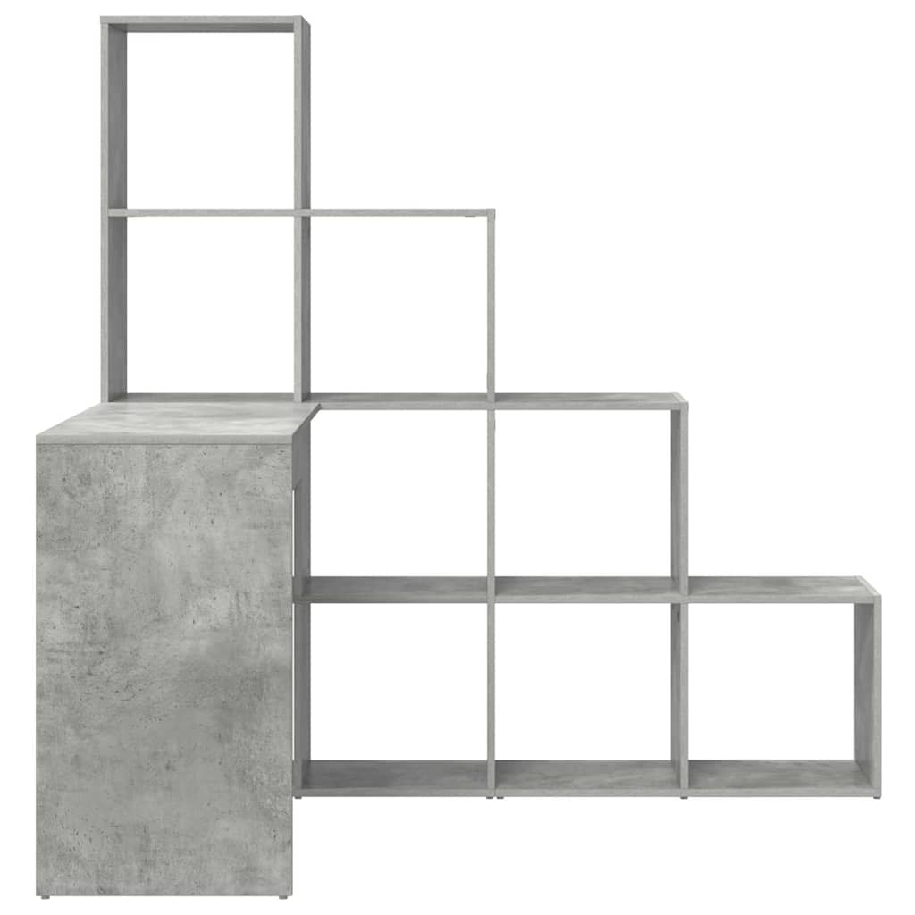 Kampinis rašomasis stalas Betono pilka 101,5 x 149,5 x 149,5 cm