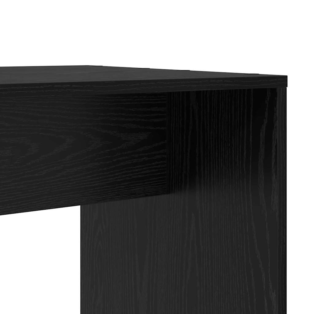 Stalas juoda ąžuolo 138.5 x 55 x 143 cm Apdirbta mediena