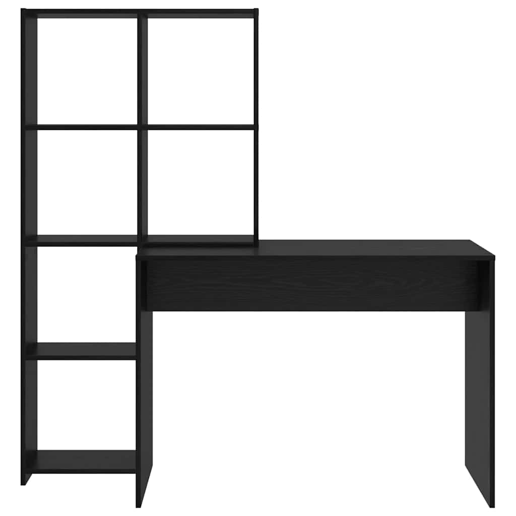 Stalas juoda ąžuolo 138.5 x 55 x 143 cm Apdirbta mediena
