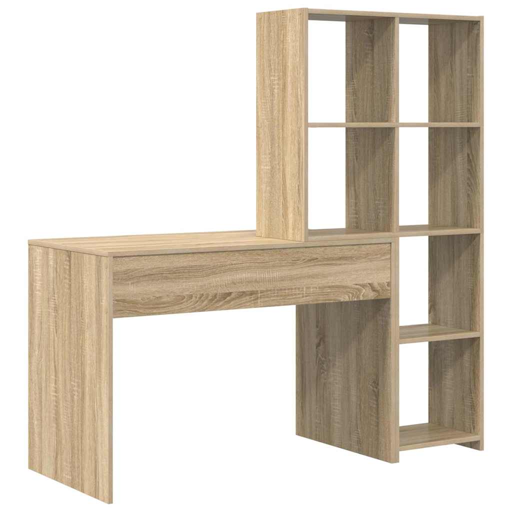 Stalas Sonoma ąžuolas 138.5 x 55 x 143 cm Apdirbta mediena