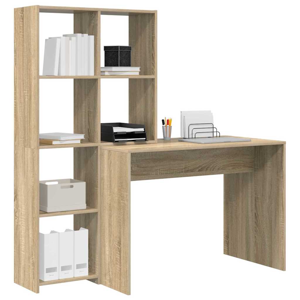 Stalas Sonoma ąžuolas 138.5 x 55 x 143 cm Apdirbta mediena