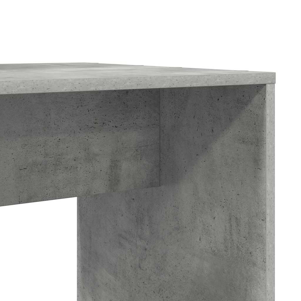 Stalas Betono pilka 138.5 x 55 x 143 cm Apdirbta mediena