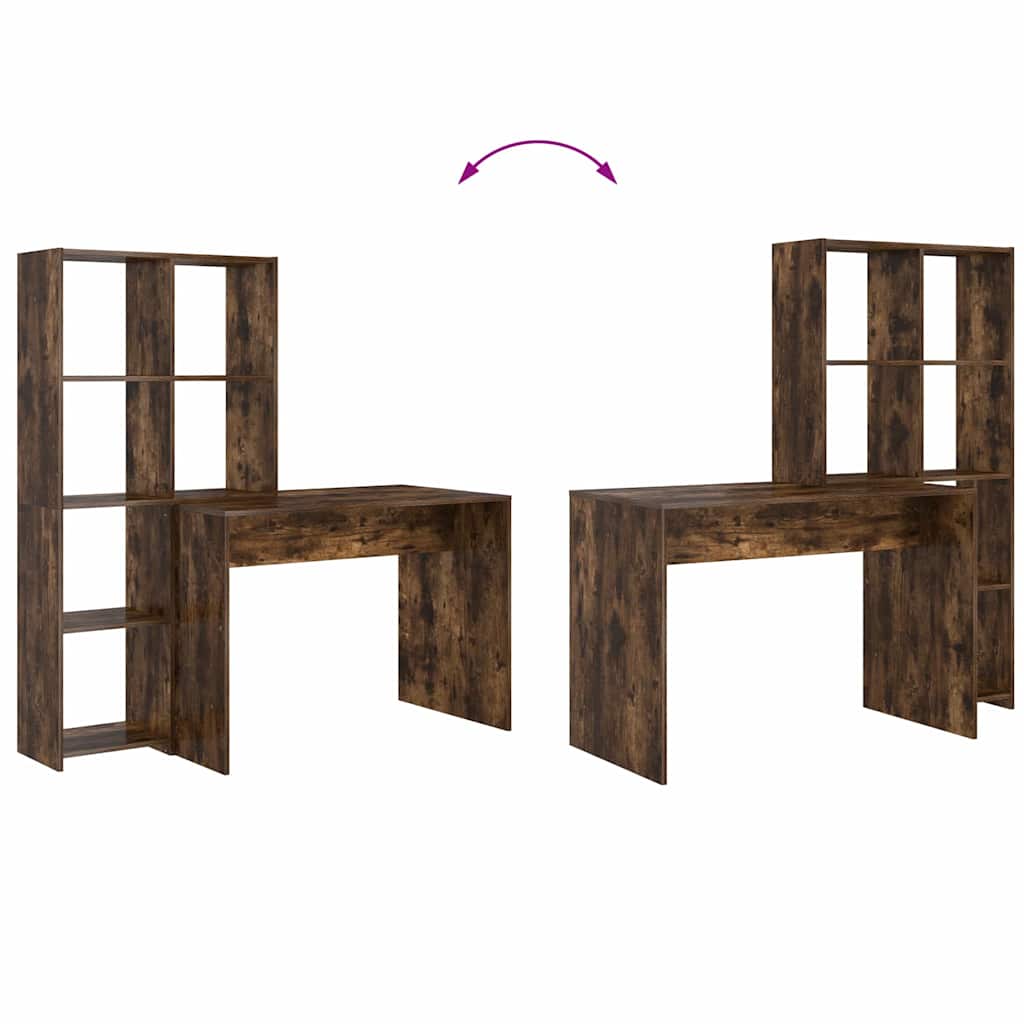 Stalas Dūminio ąžuolo 138.5 x 55 x 143 cm Apdirbta mediena