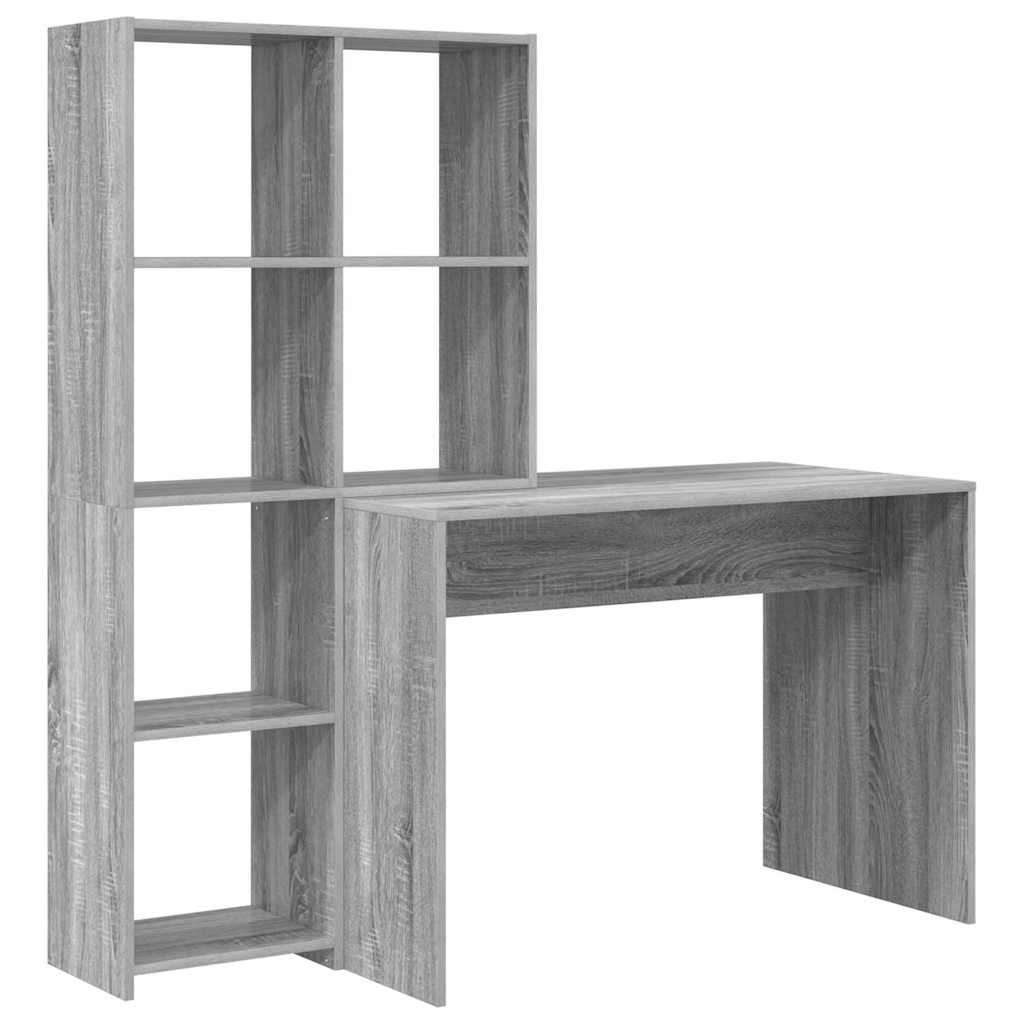 Stalas Pilka sonoma ąžuolo 138.5 x 55 x 143 cm Apdirbta mediena