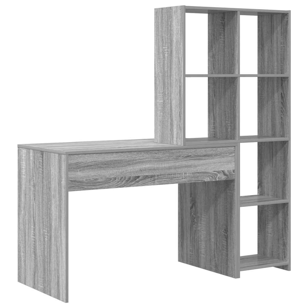 Stalas Pilka sonoma ąžuolo 138.5 x 55 x 143 cm Apdirbta mediena