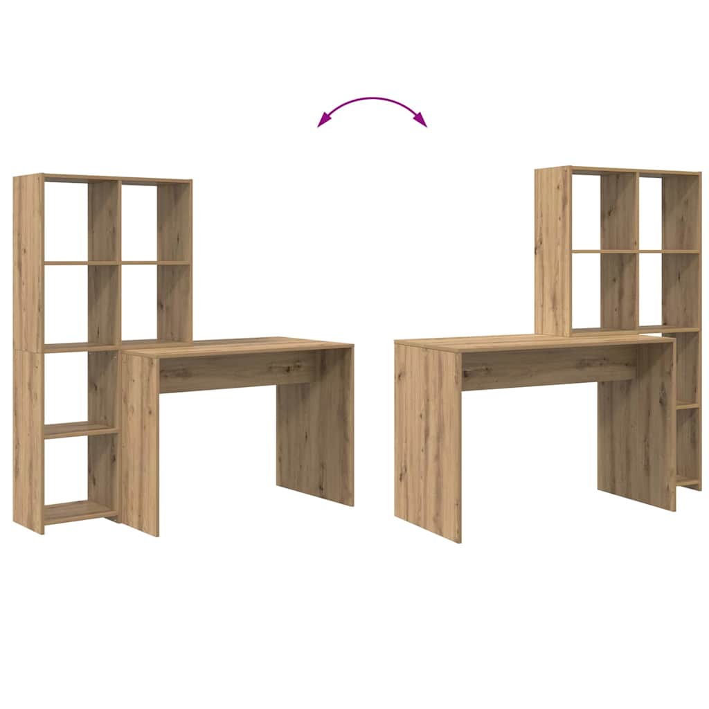 Stalas artisano ąžuolo 138.5 x 55 x 143 cm Apdirbta mediena