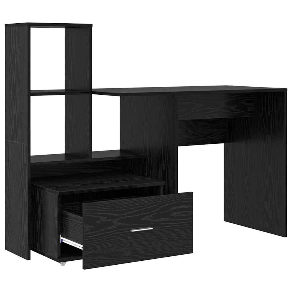 Stalas juoda ąžuolo 131.5 x 50 x 106.5 cm Apdirbta mediena