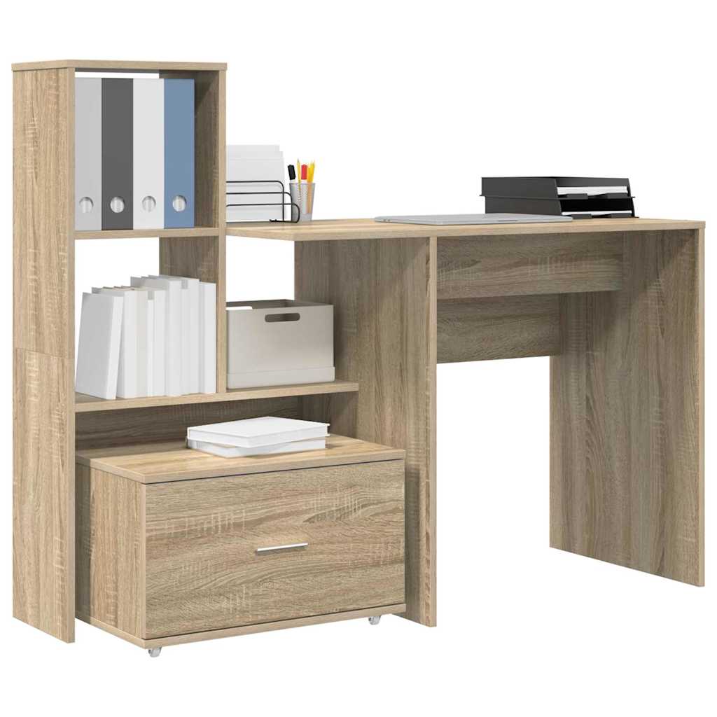 Galds Sonoma ozols 131.5 x 50 x 106.5 cm Apstrādāta koksne