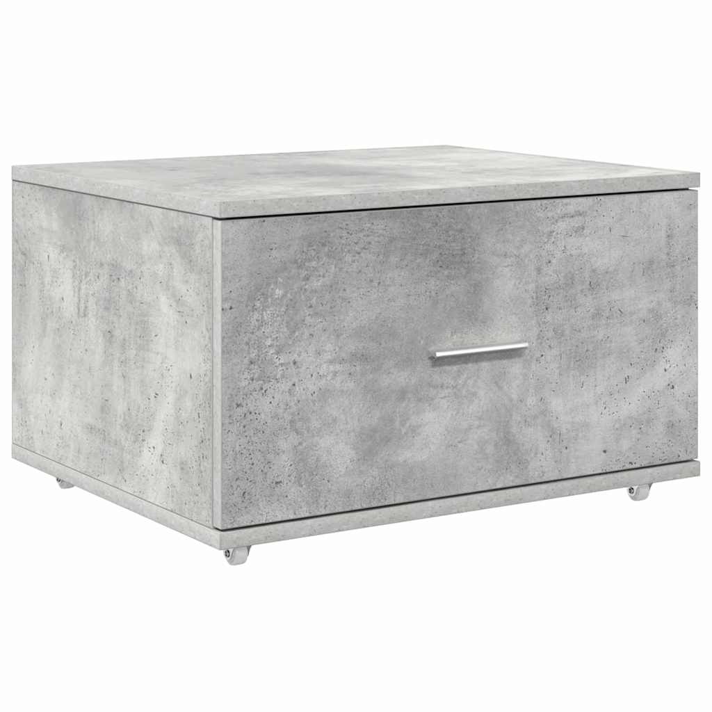 Stalas Betono pilka 131.5 x 50 x 106.5 cm Apdirbta mediena