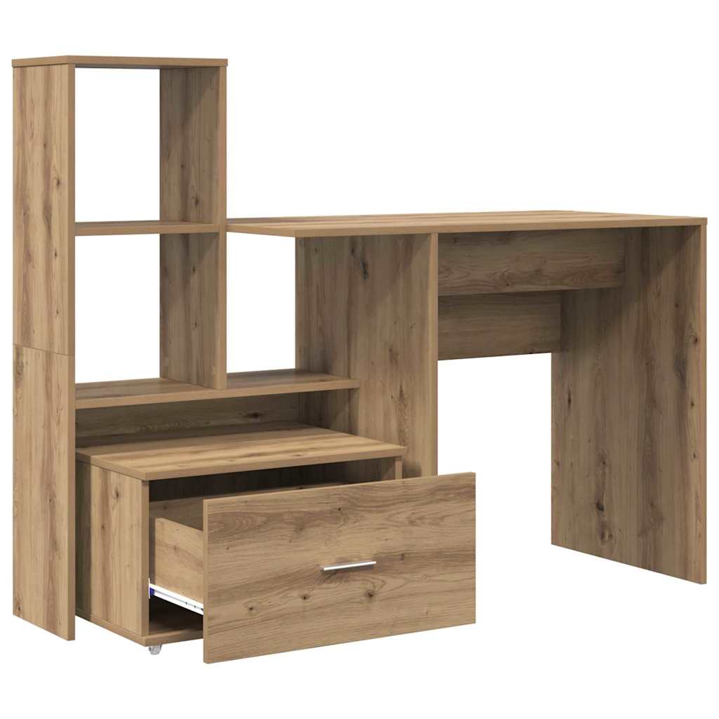 Stalas artisano ąžuolo 131.5 x 50 x 106.5 cm Apdirbta mediena