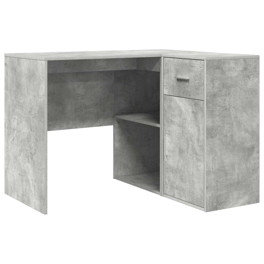 Kampinis rašomasis stalas Betono pilka 102 x 50 x 75 cm