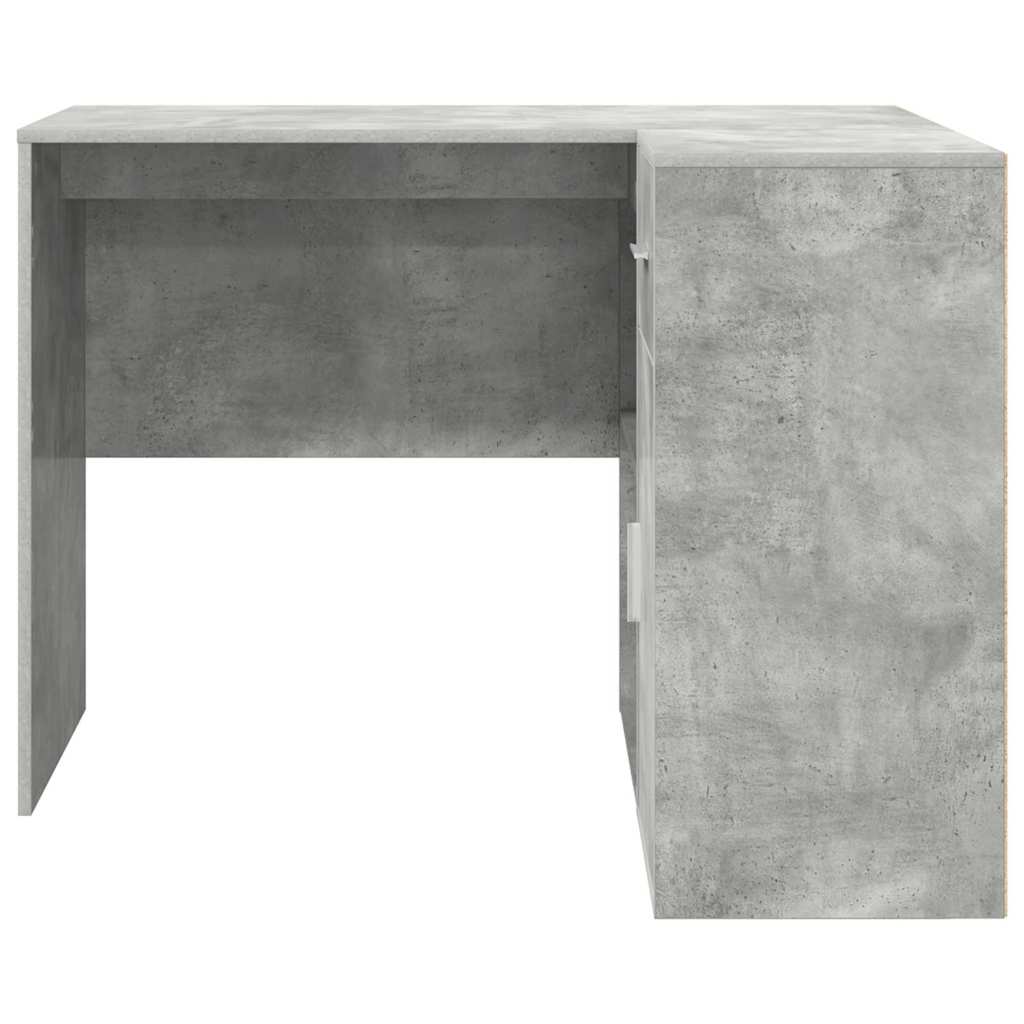 Kampinis rašomasis stalas Betono pilka 102 x 50 x 75 cm