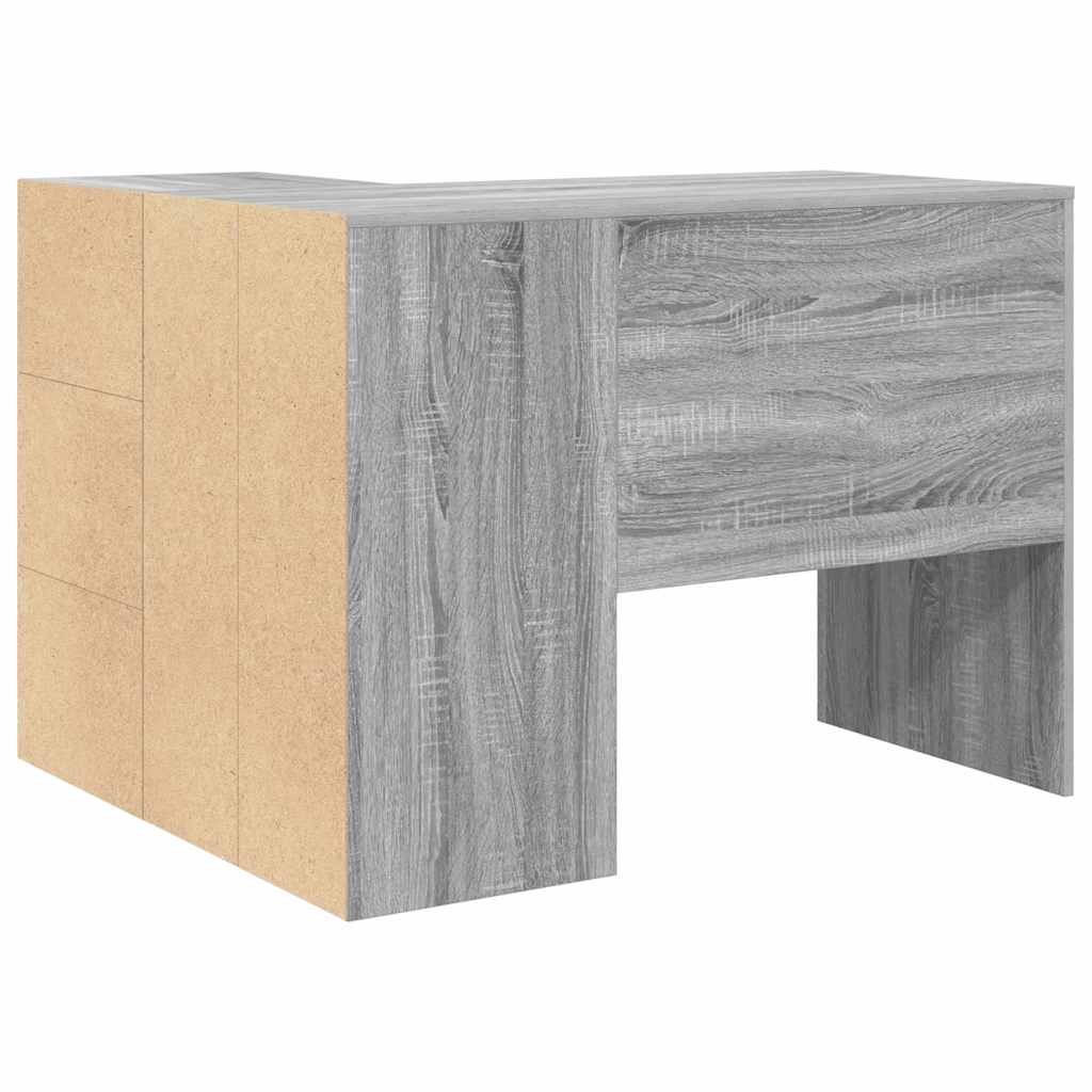 Kampinis stalas Pilka Sonoja 102x88x75 cm Inžinerinė mediena