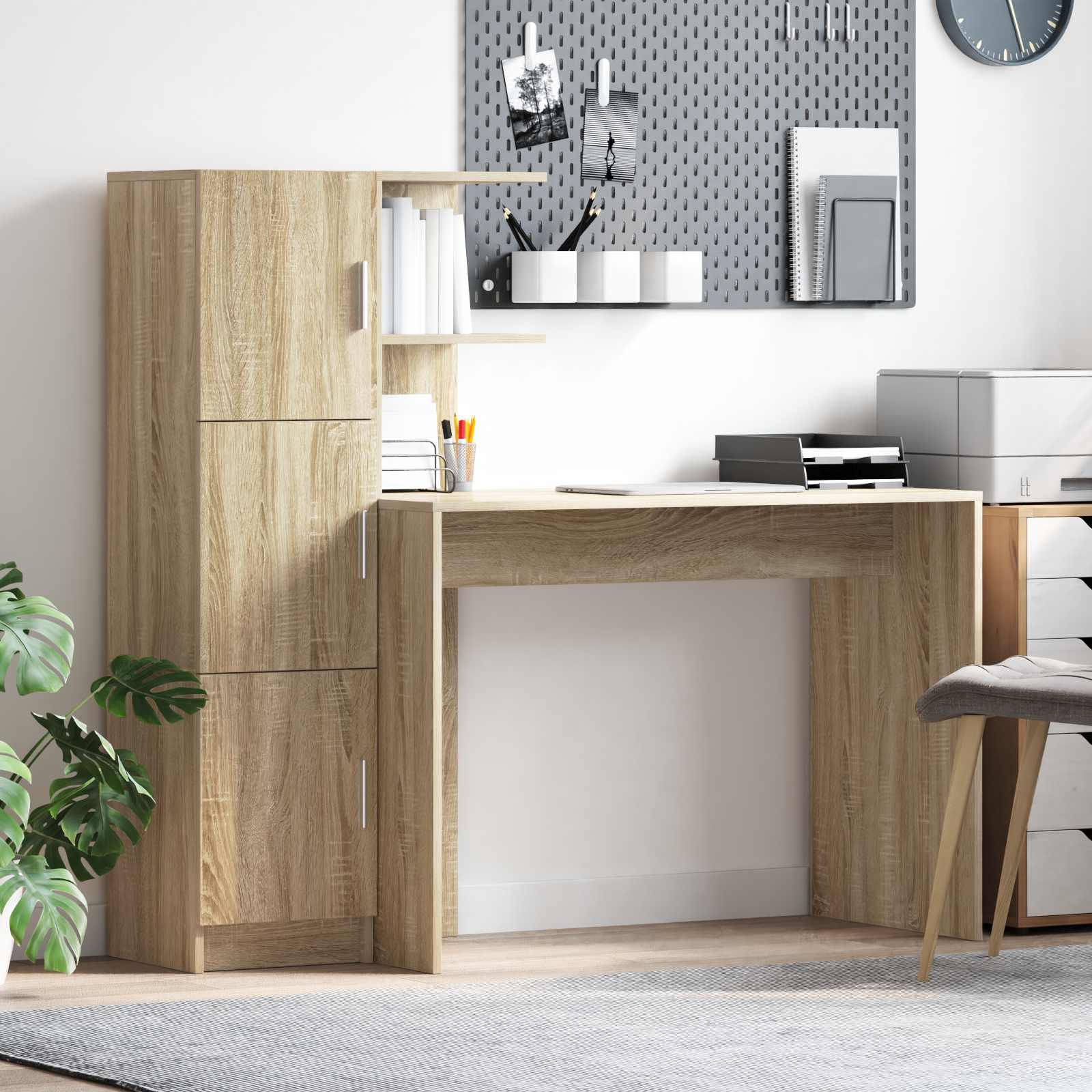 Table 2 pcs Sonoma oak