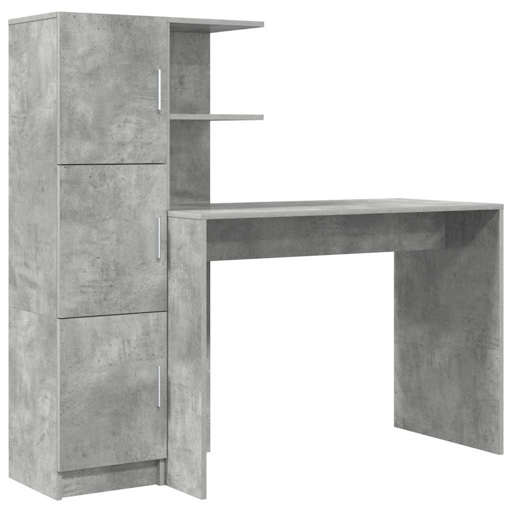 Stalas 2 pcs Betono pilka