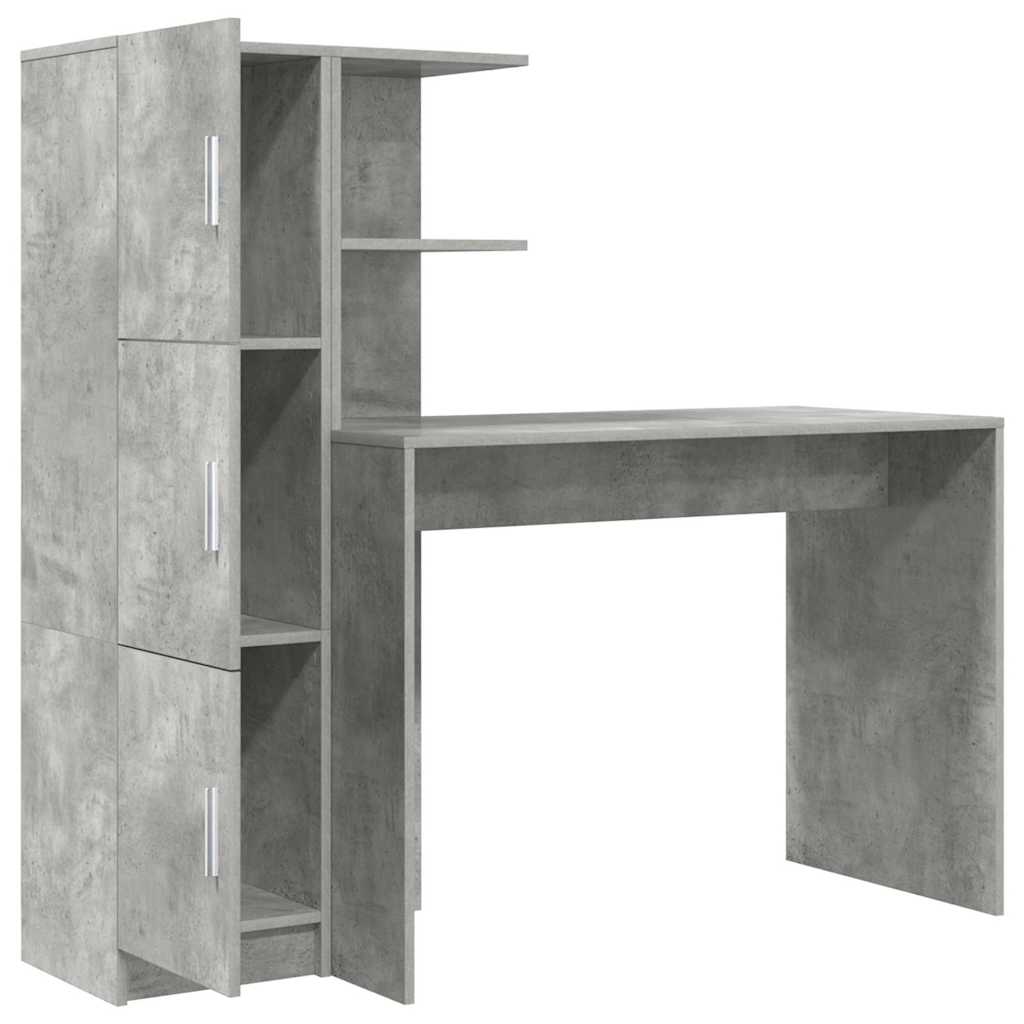 Stalas 2 pcs Betono pilka