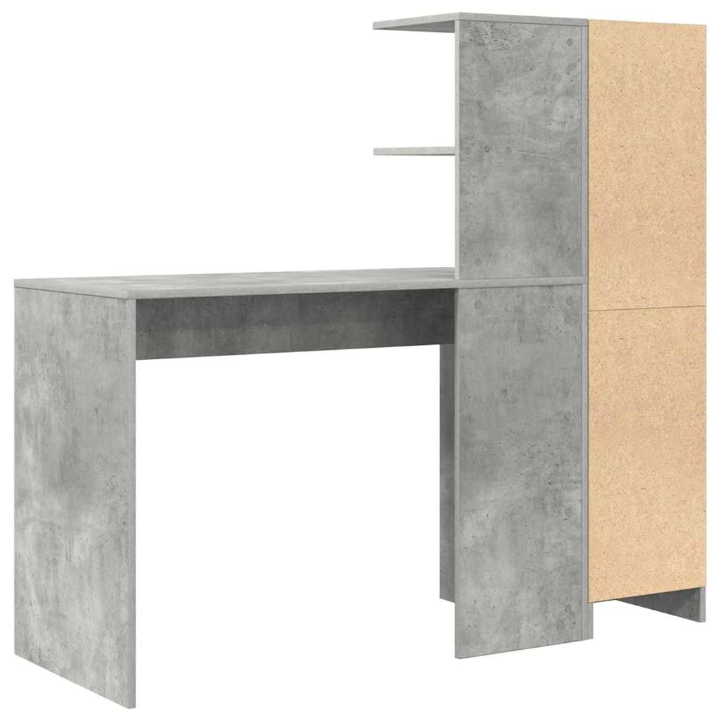Stalas 2 pcs Betono pilka