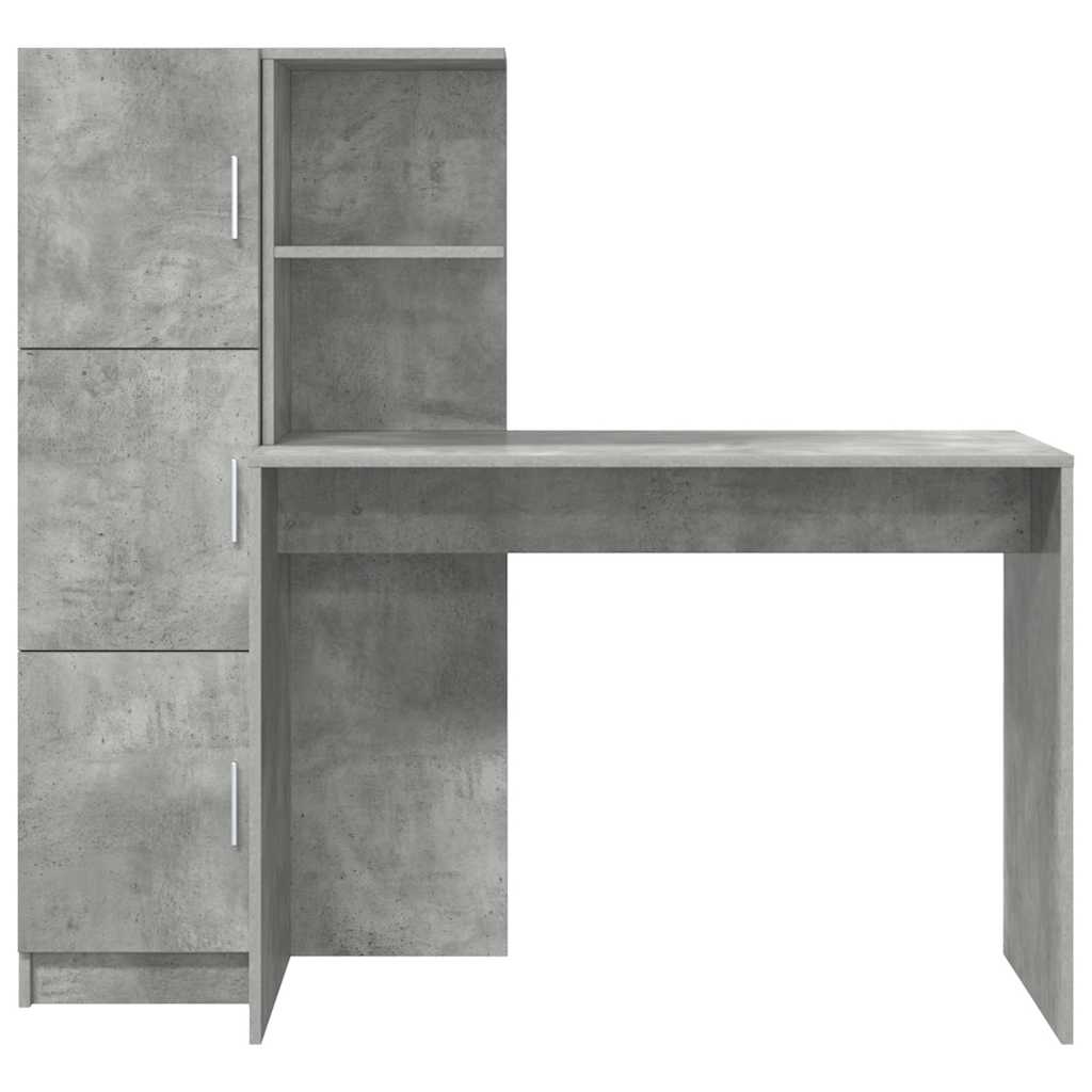 Stalas 2 pcs Betono pilka