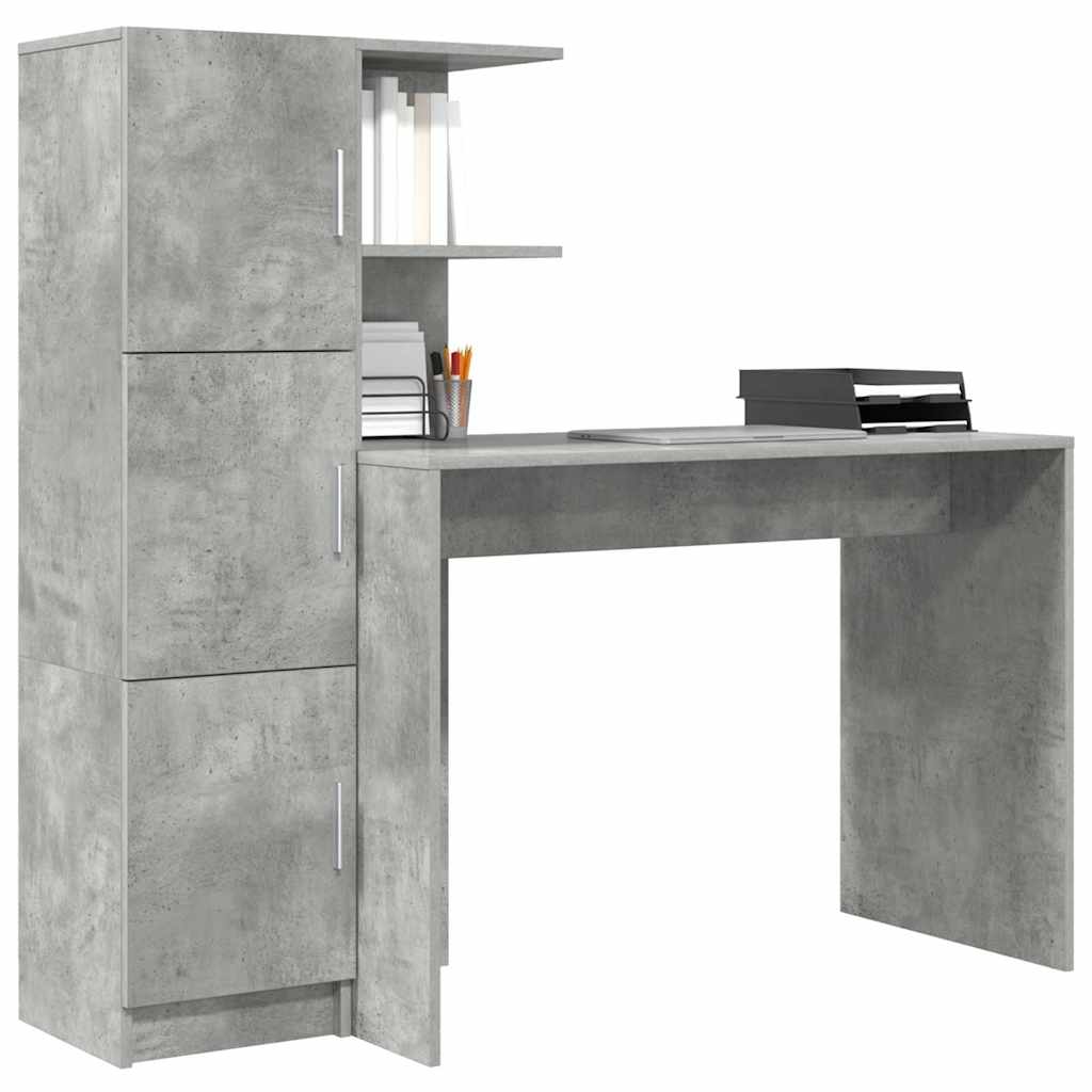 Stalas 2 pcs Betono pilka
