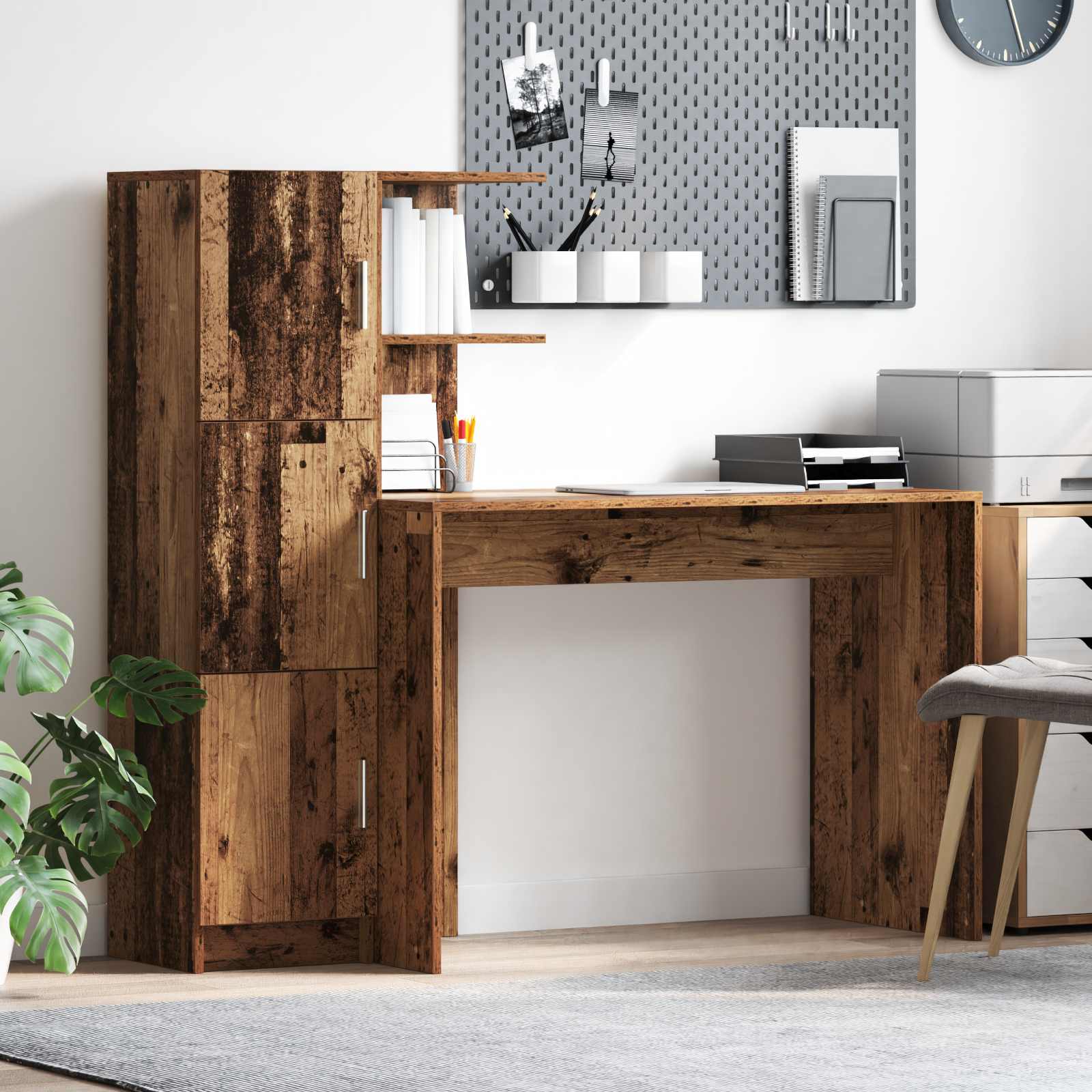 Table 2 pcs Old wood