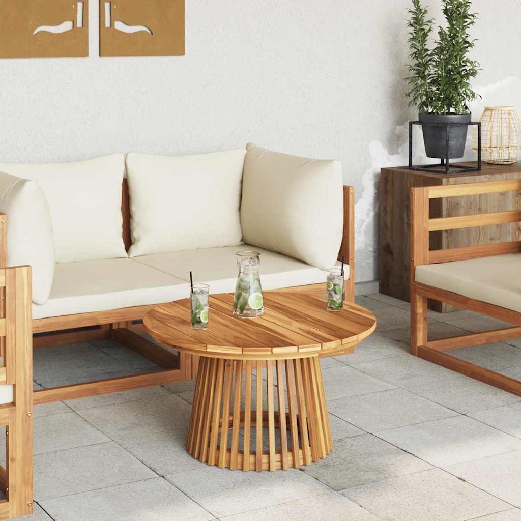Šoninis stalas Ruda 70 x 70 x 40 cm Kieto teka medžio