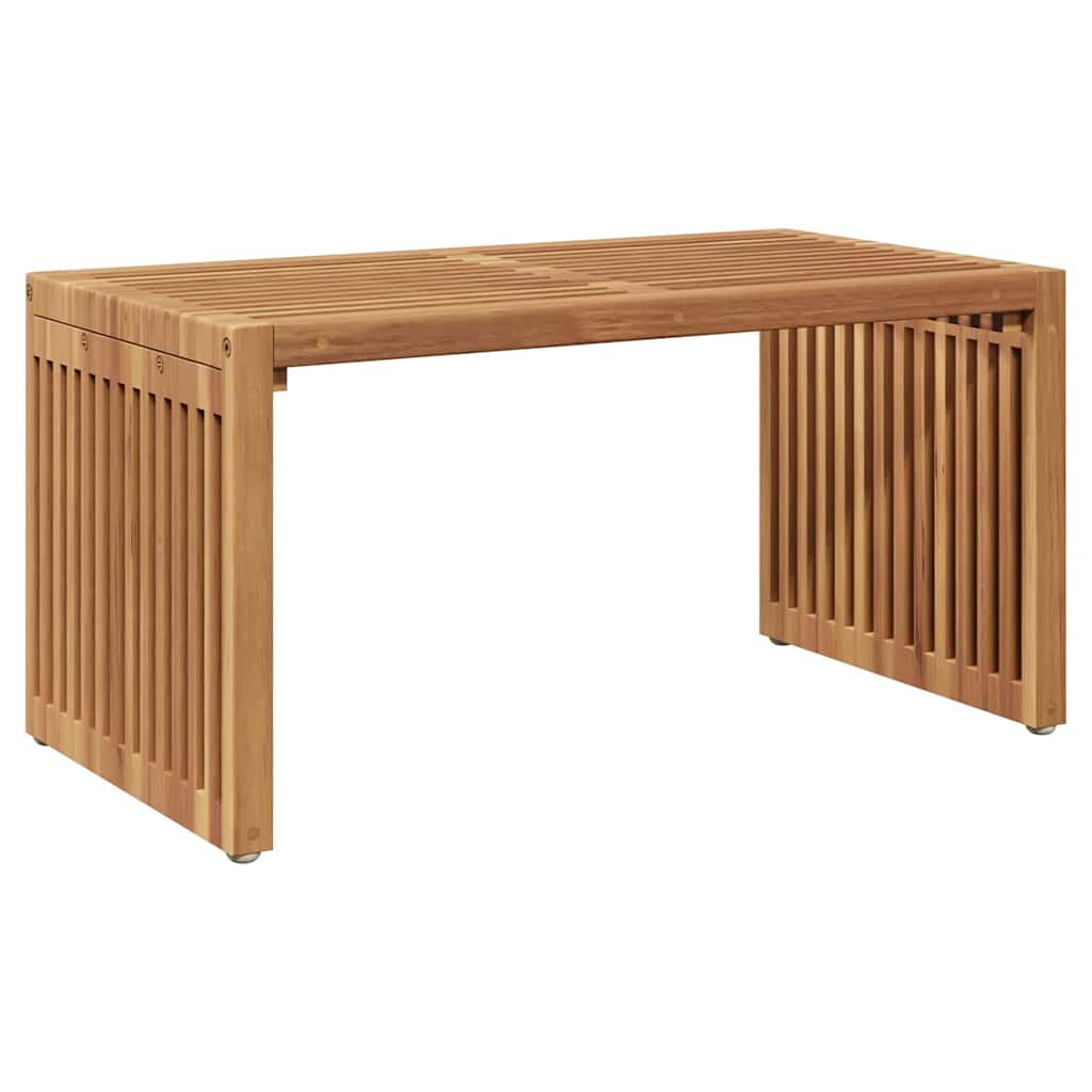 Dārza sānu galdiņš Brūns 70 x 37,5 x 35,5 cm masīvs tīkkoks
