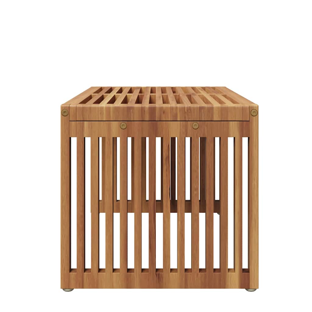 Dārza sānu galdiņš Brūns 70 x 37,5 x 35,5 cm masīvs tīkkoks