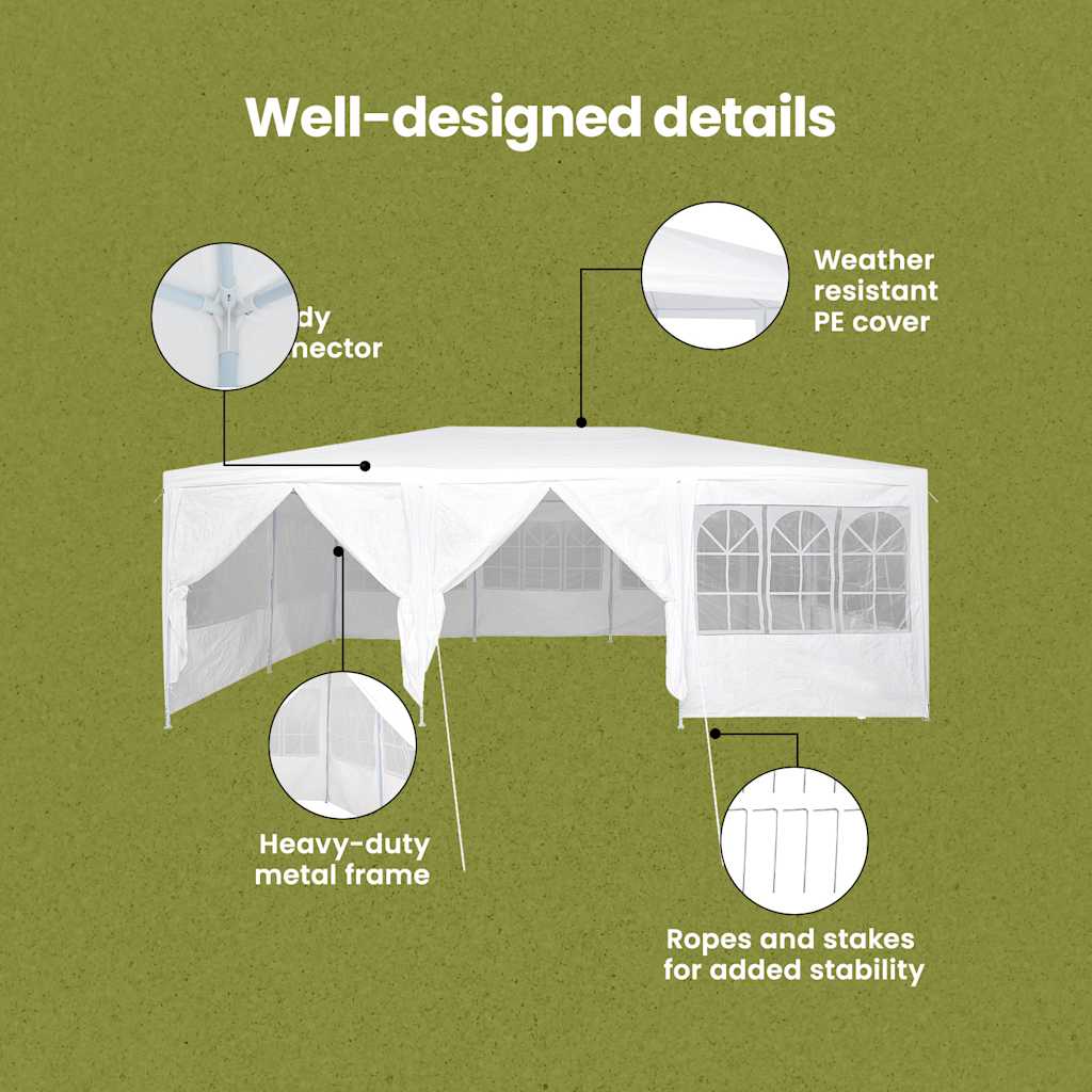 Tent KESTREL, white, 6x4m