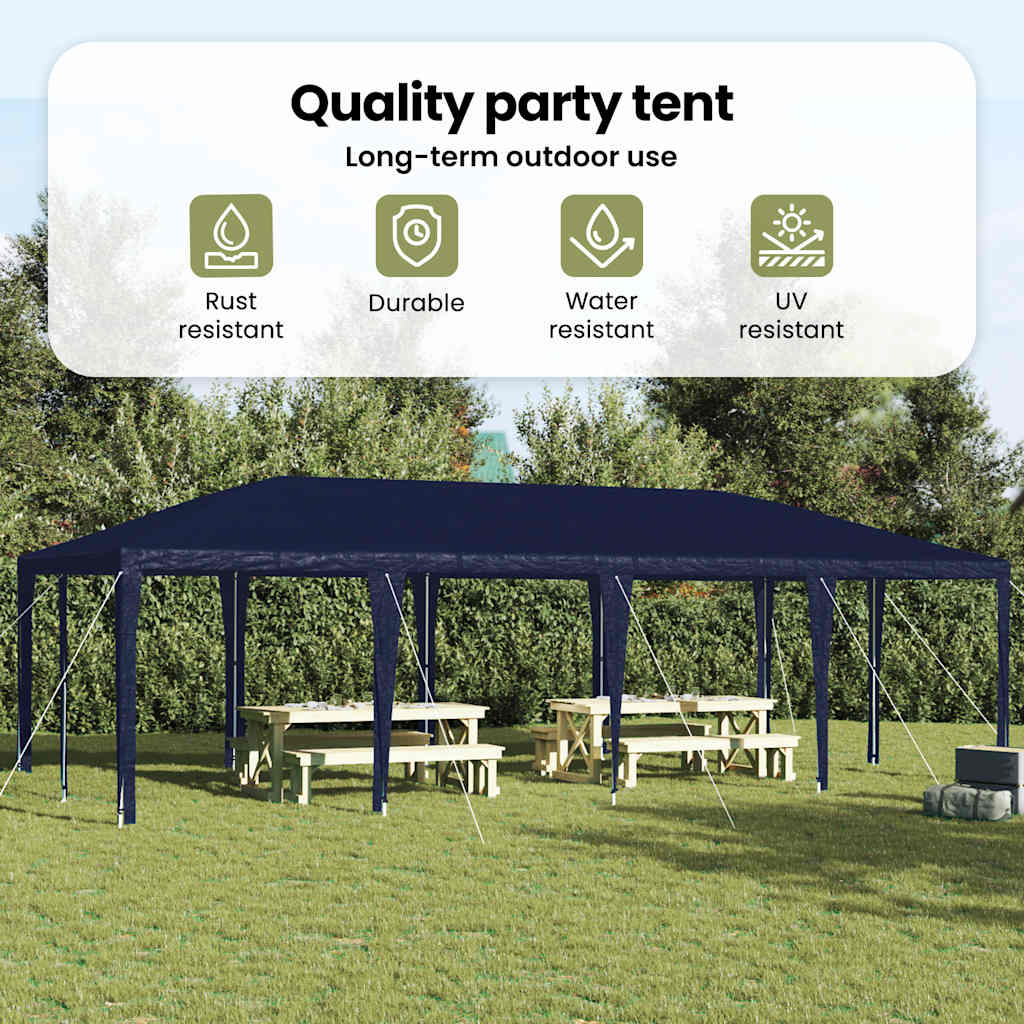 Tent KESTREL, blue, 8x4m