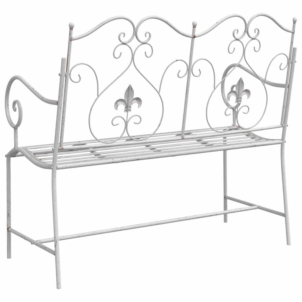 Sodo suolas Antikinė balta 104 x 54 x 93 cm Plienas