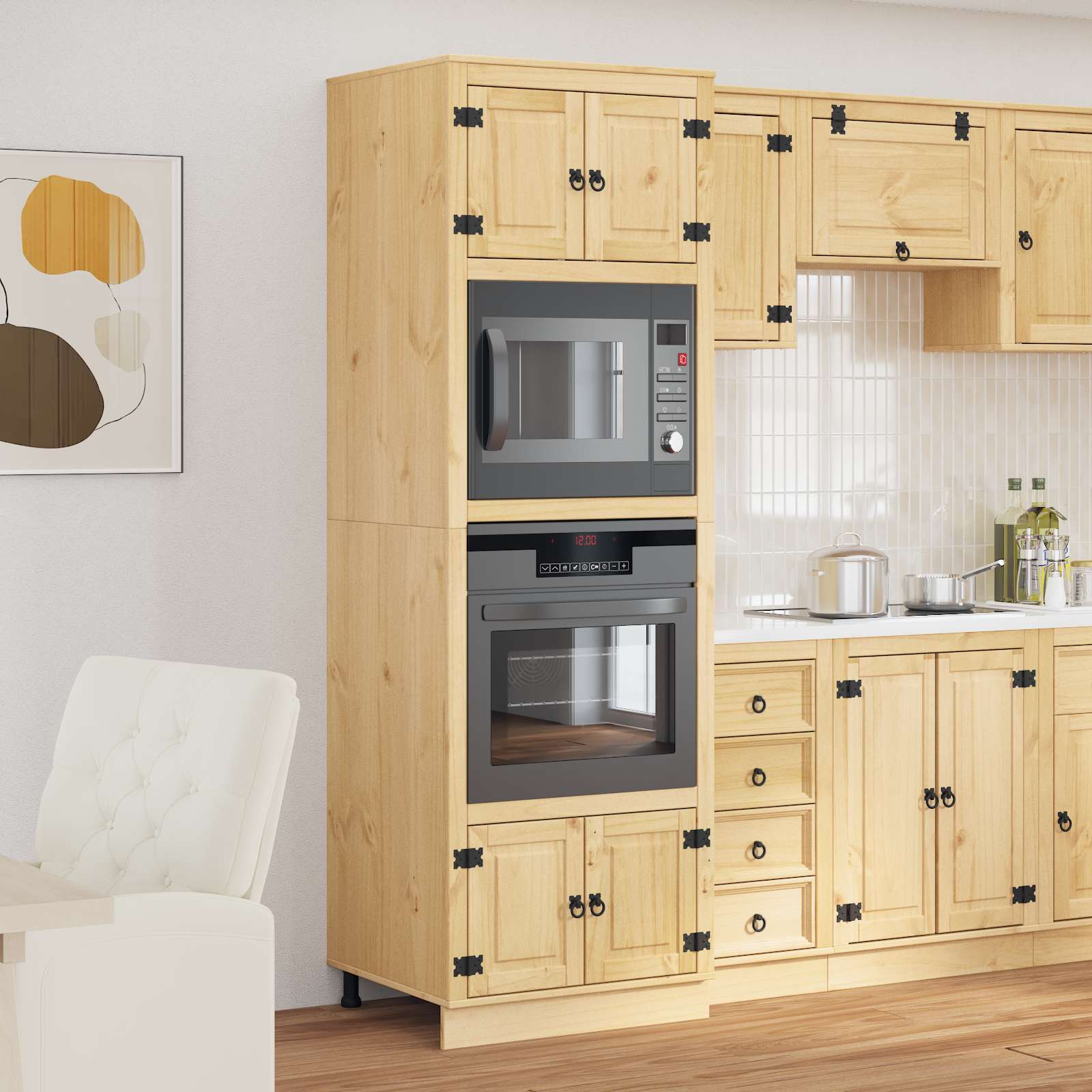 Cabinet with drawers with shelf Honey 60 x 32 x 40 cm