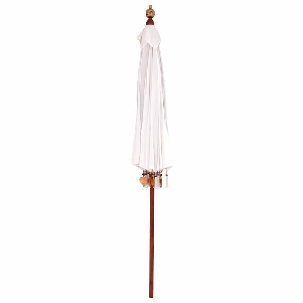 Balinės skėtis Kreminė 220 x 220 x 260 cm