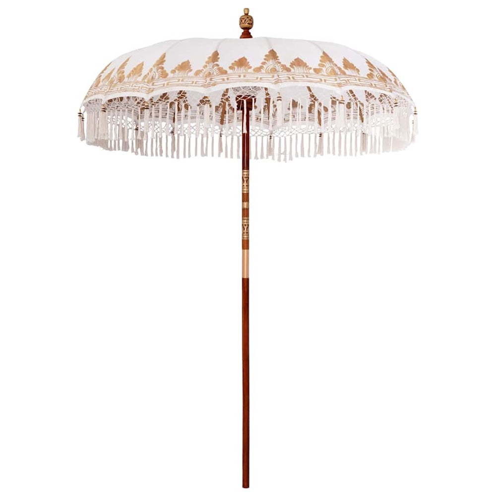 Balinės skėtis Kreminė 190 x 190 x 260 cm