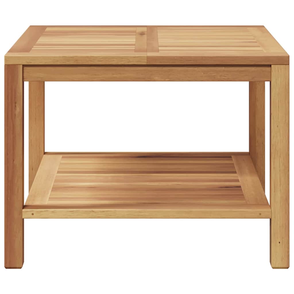 Kafijas galdiņš Brūns 60 x 60 x 45 cm Masīvs tīkkoks