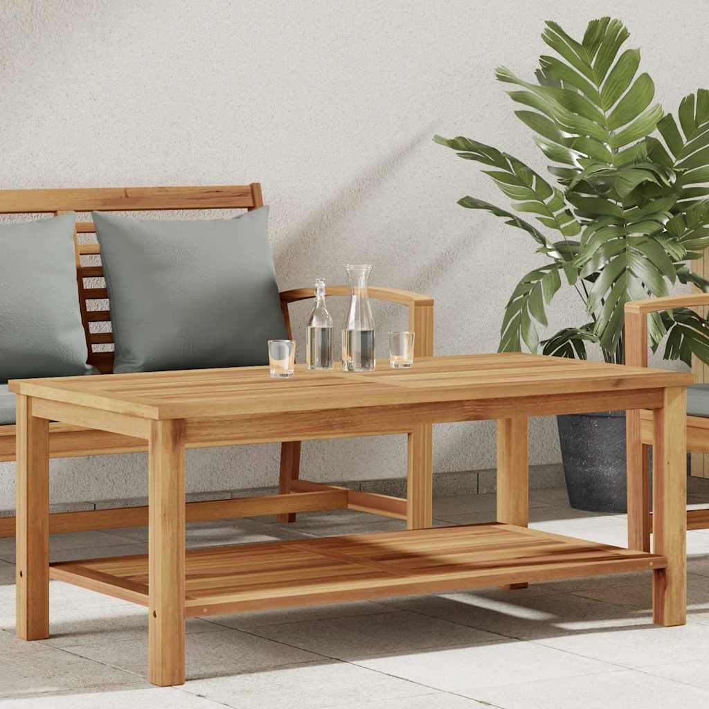 Kafijas galdiņš Brūns 110 x 55 x 45 cm Tīkkoka masīvkoks