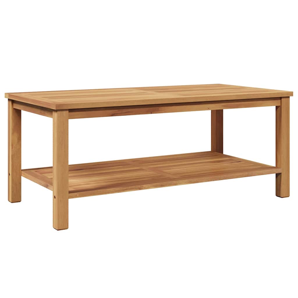 Kafijas galdiņš Brūns 110 x 55 x 45 cm Tīkkoka masīvkoks