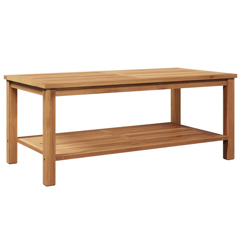 Kafijas galdiņš Brūns 110 x 55 x 45 cm Tīkkoka masīvkoks