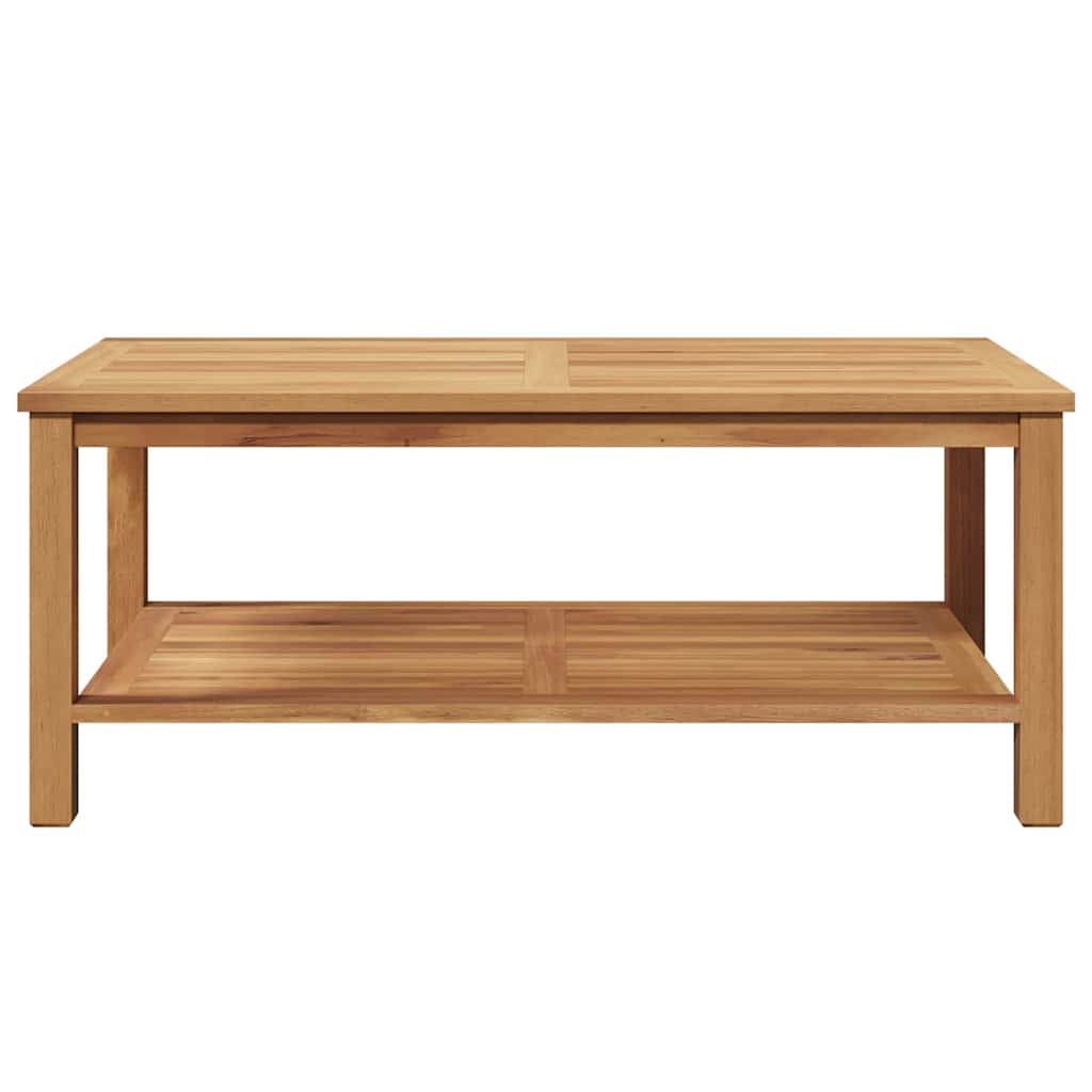 Kafijas galdiņš Brūns 110 x 55 x 45 cm Tīkkoka masīvkoks