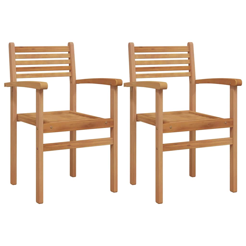 Kėdė 2 pcs Ruda 56 x 55 x 90.5 cm Kieto teka medžio
