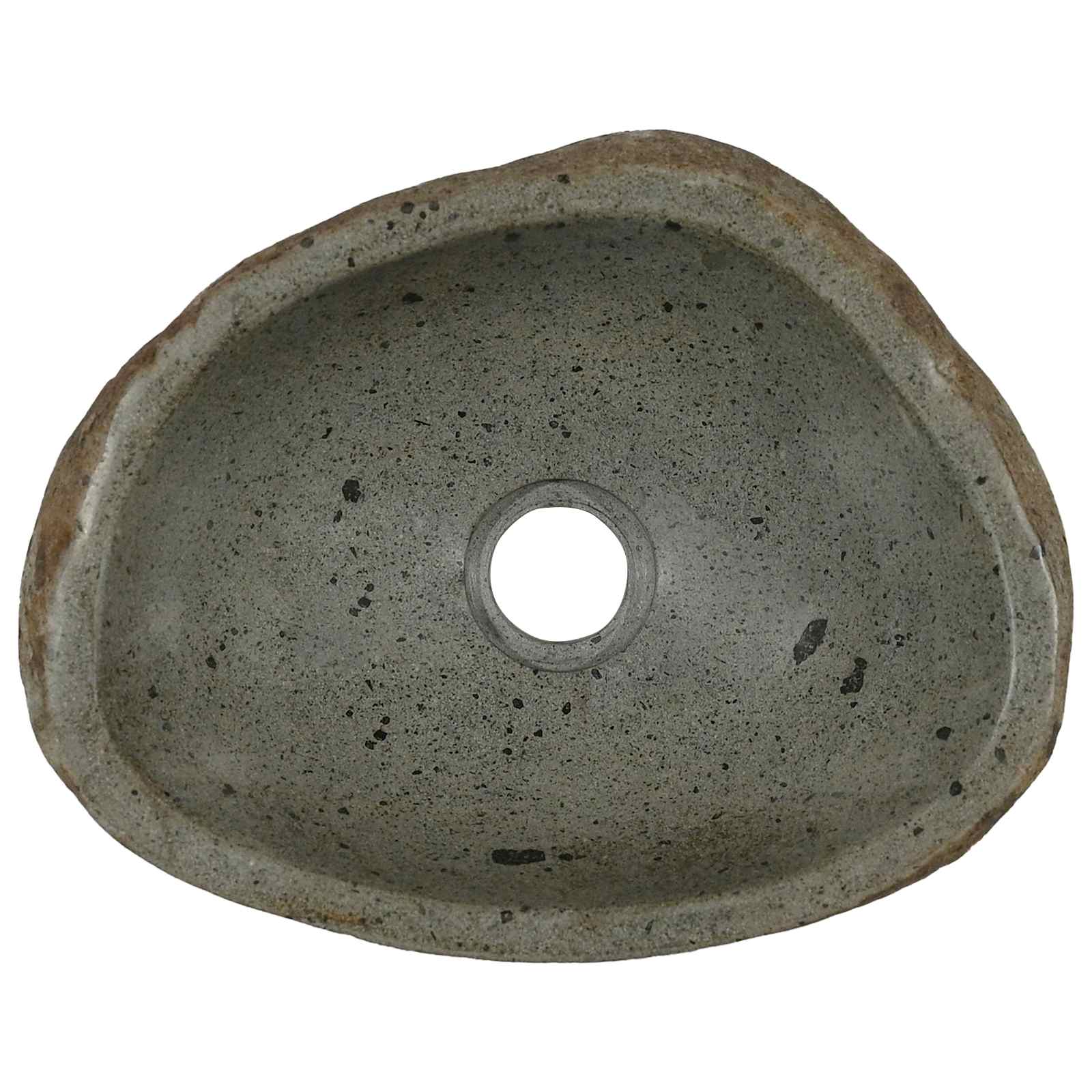 Upių akmens baseinas Šviesiai pilka (30-37) x (25-30) x 12 cm