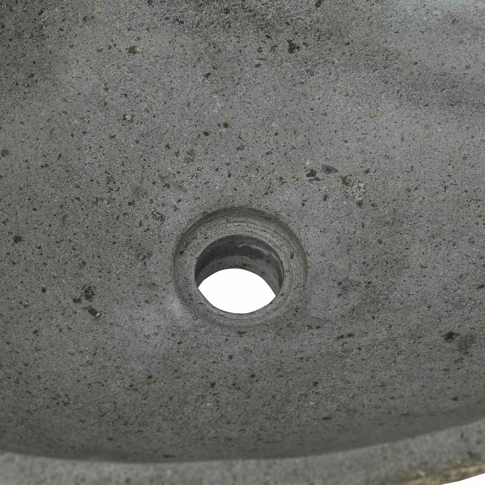 River Stone Basin Light Grey 52 x 40 x 15 cm River Stone