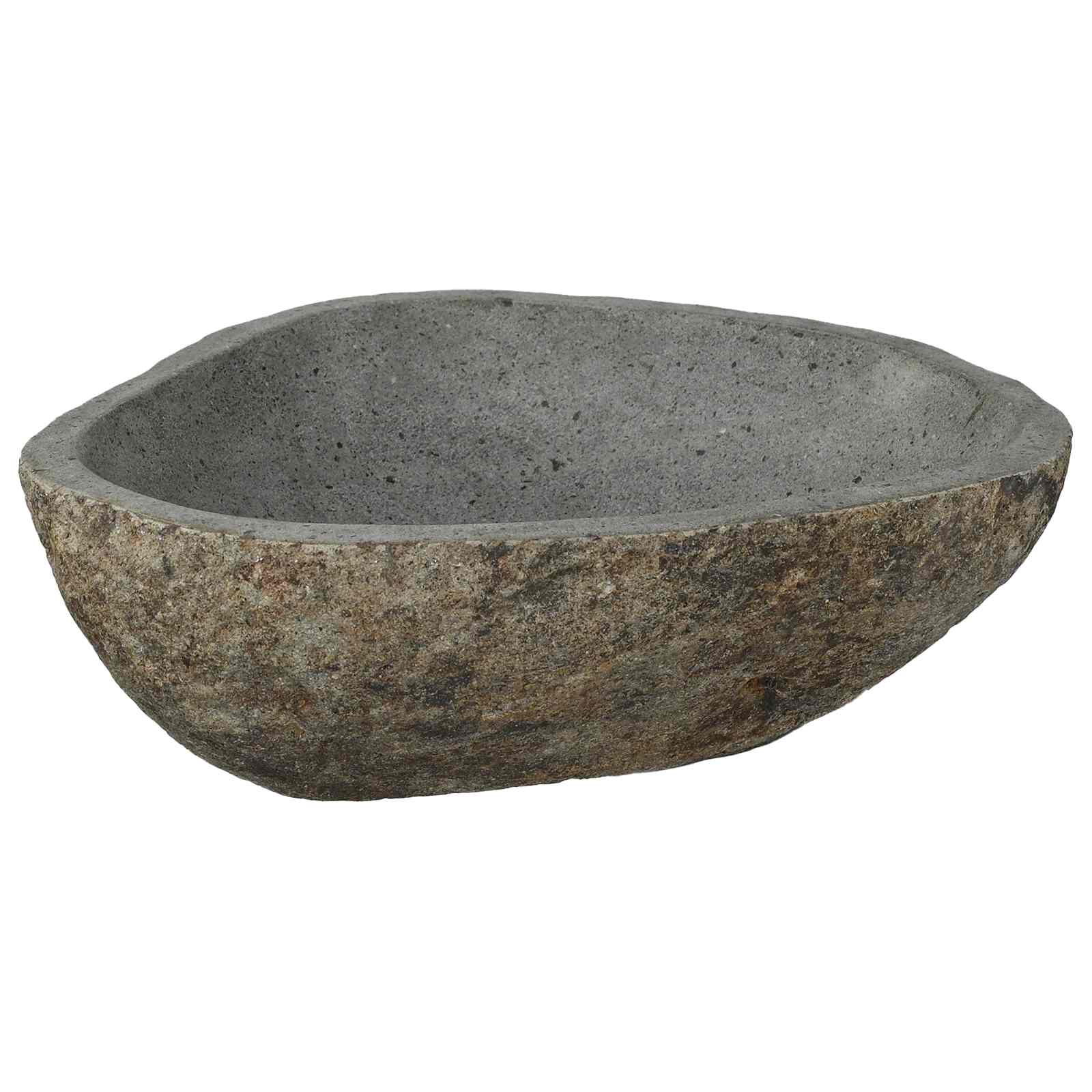 River Stone Basin Light Grey 52 x 40 x 15 cm River Stone