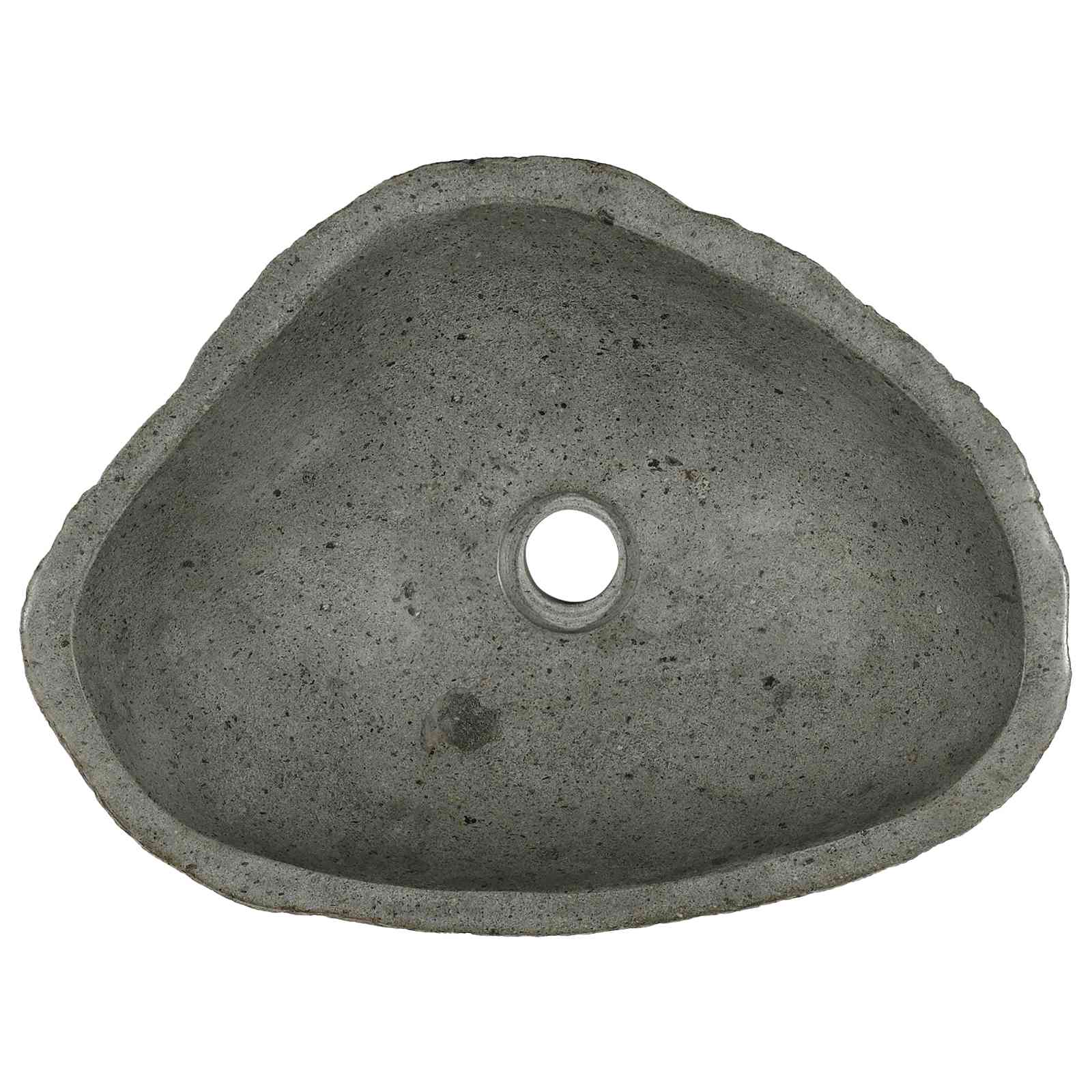 River Stone Basin Light Grey 52 x 40 x 15 cm River Stone