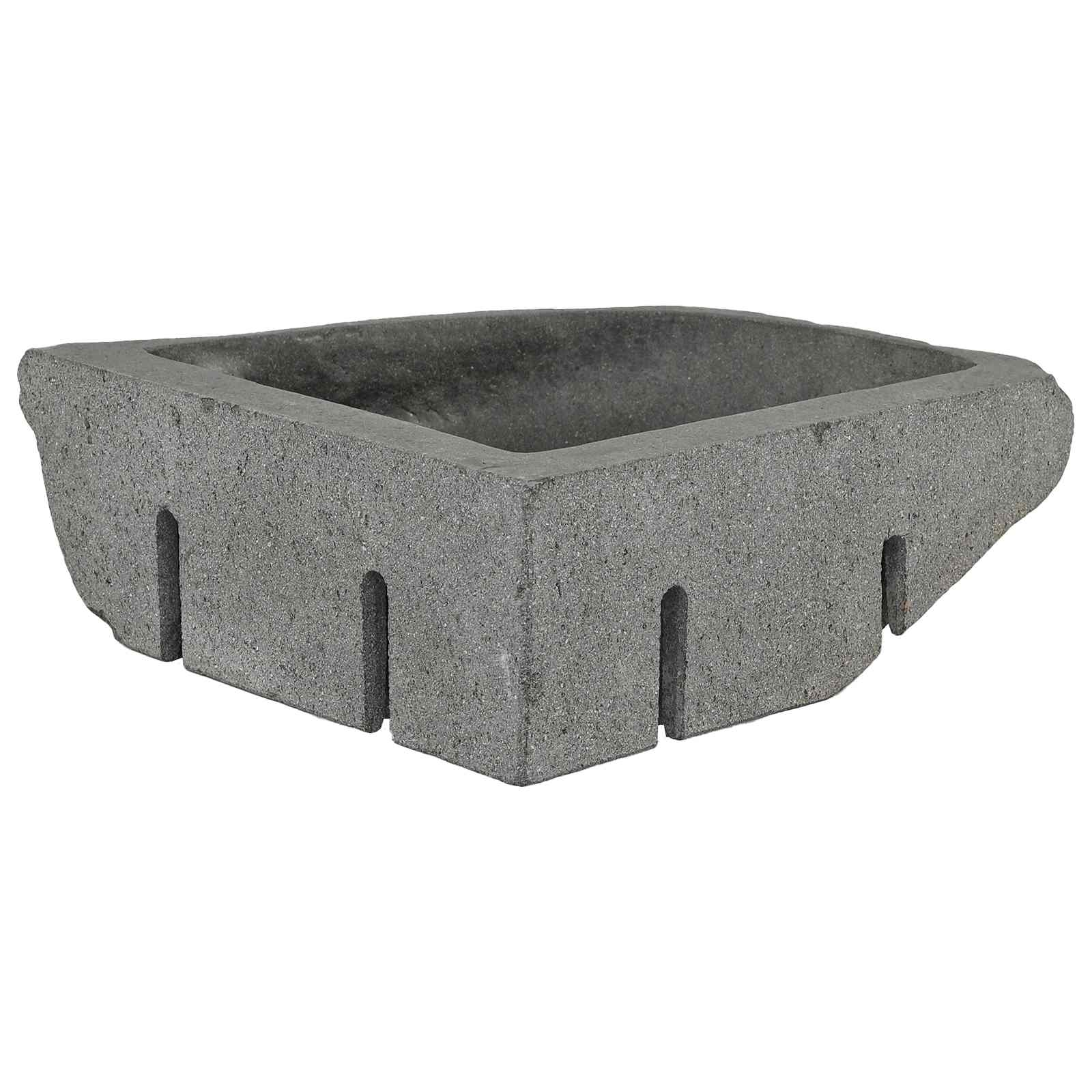 Kriauklė Pilka (30-37) x (30-37) x 12 cm Upės Akmuo