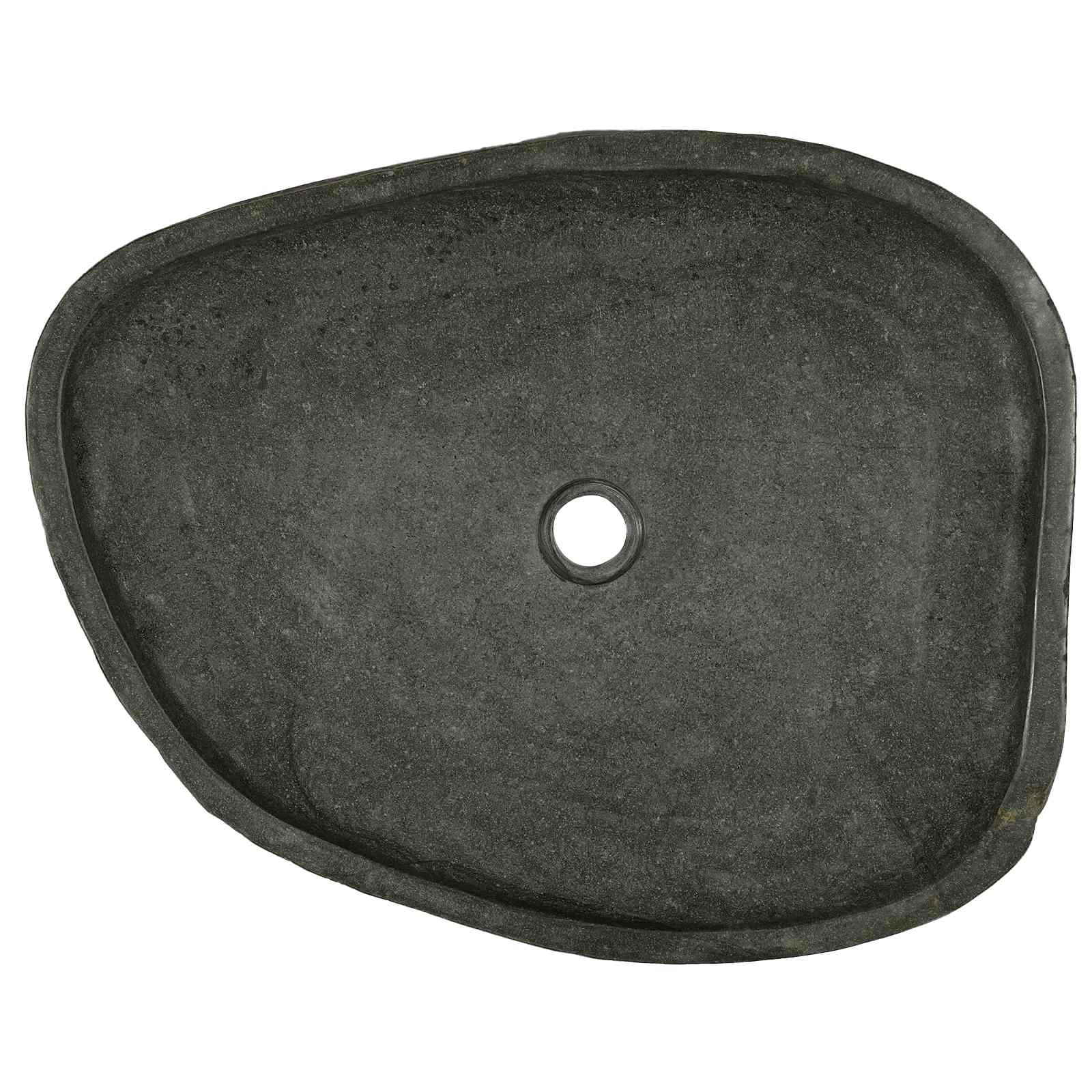 Plaunamoji kriauklė Pilka 65 x 50 x 6 cm Upės Akmuo