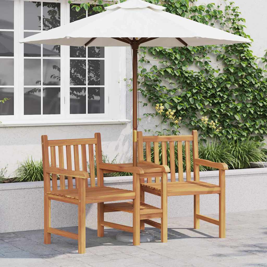 Sodo lauko kėdės 152 x 63 x 89 cm Kieto teka medžio