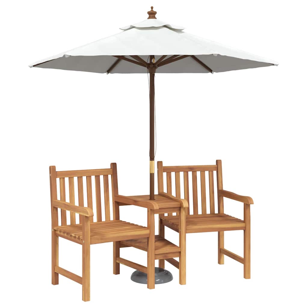 Sodo lauko kėdės 152 x 63 x 89 cm Kieto teka medžio