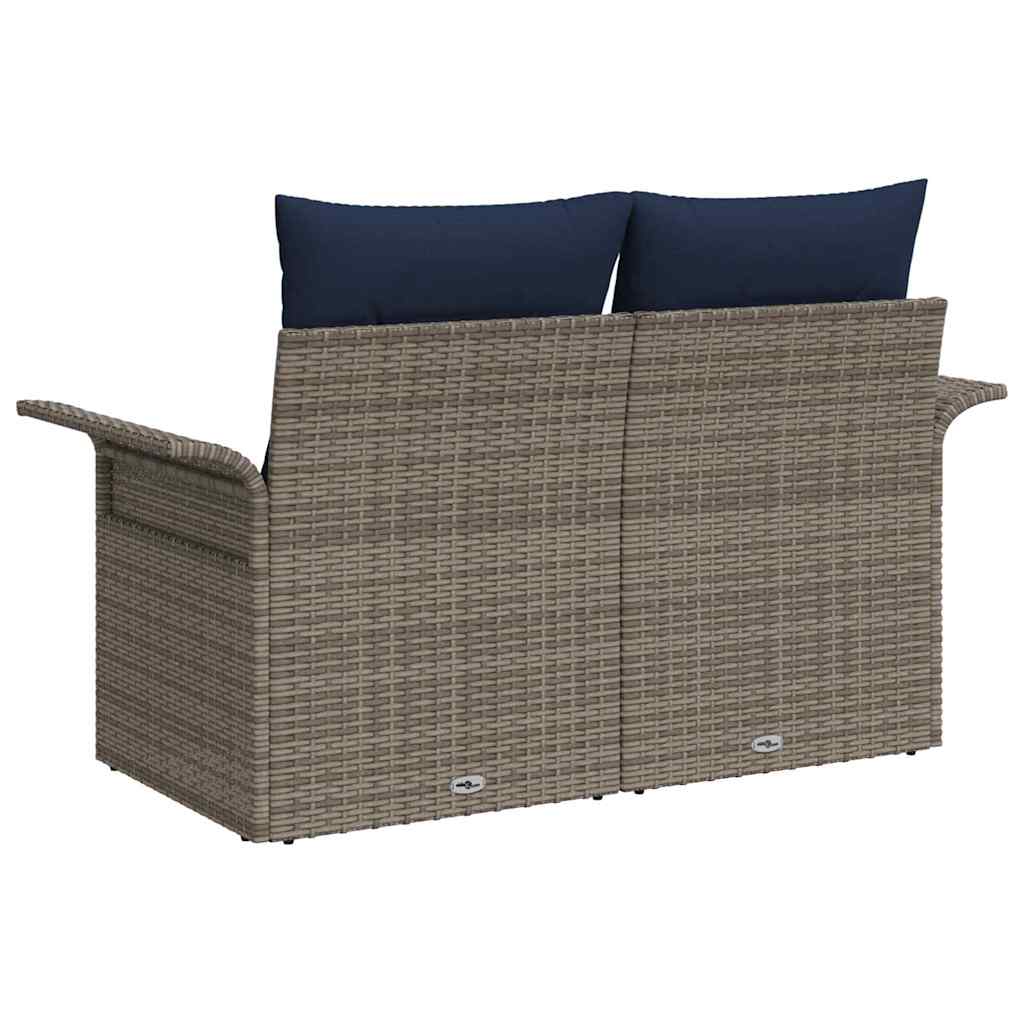 Sodo sofa su pagalve 141 x 62 x 69 cm poliratanas